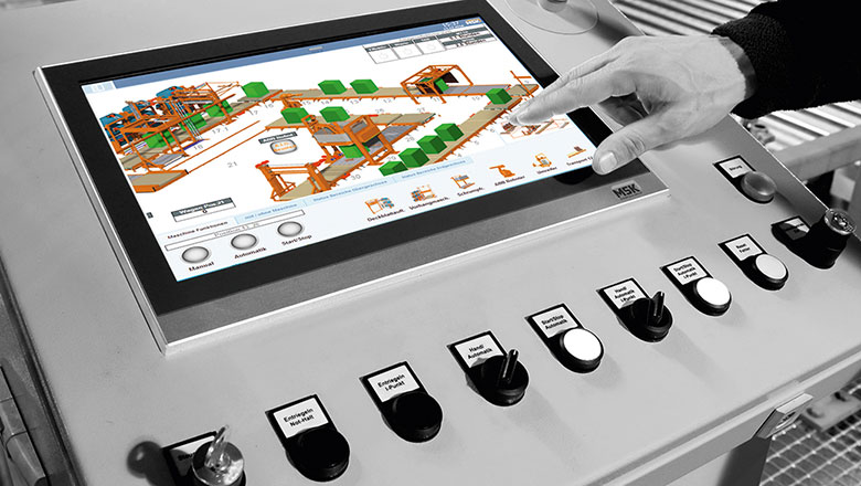 automatic pallet conveying and tracking