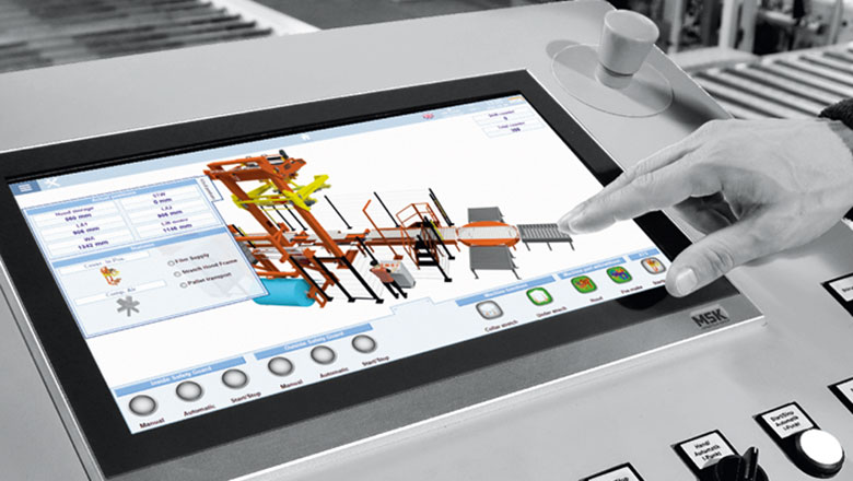 conveying lines connected to MSK EMSY software