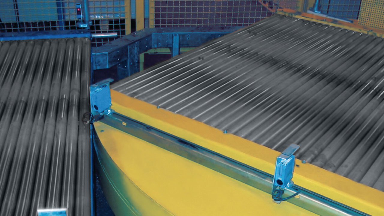 MSK rotating elements for stationary pallet conveyor systems for almost all applications, pallet formats and pallet running directions