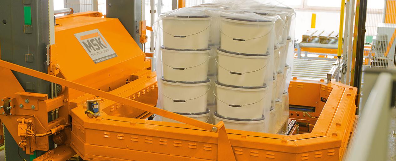 MSK Shrink frames - pallets shrink for chemical products MSK Shrink frames - pallets shrink for chemical products