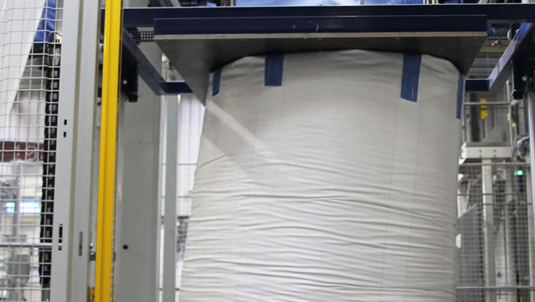 big bag height detection packaging process