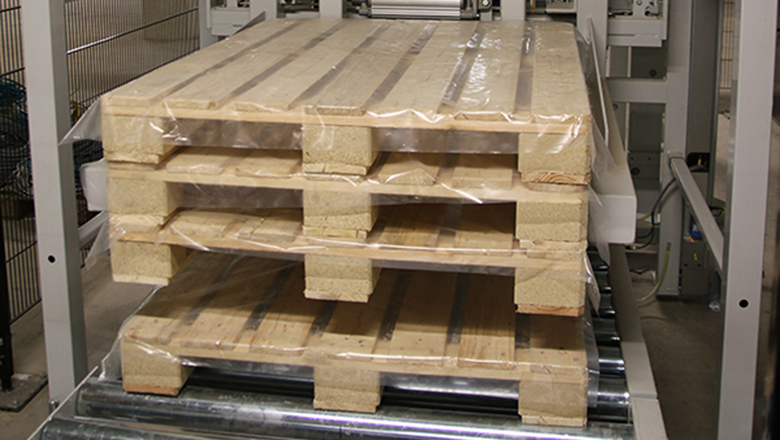 empty pallet magazine palletizing